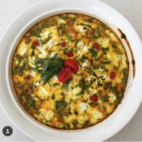 Fritatta de Espárragos y Queso de Cabra